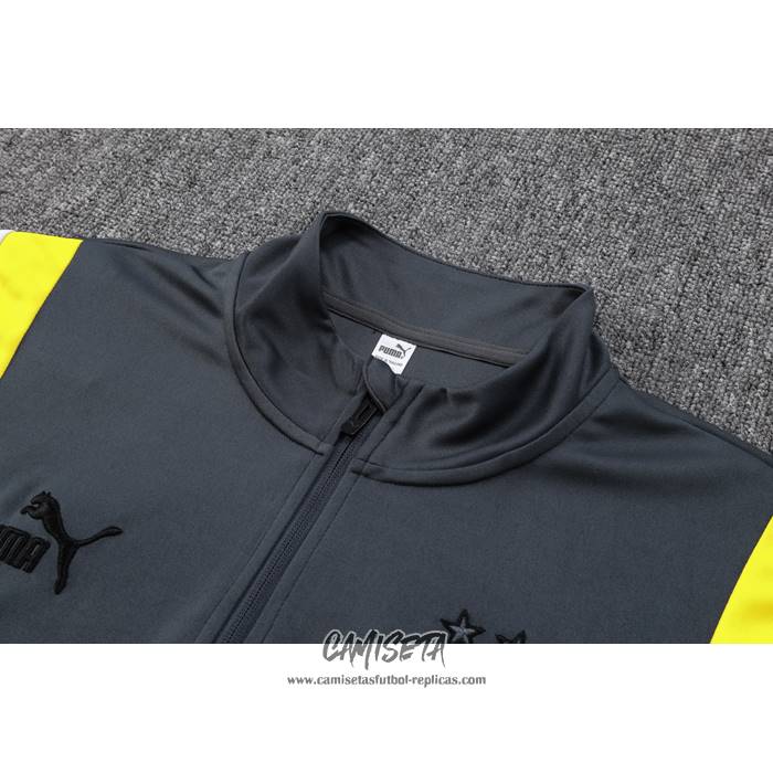 Chandal de Sudadera del Borussia Dortmund 2023-2024 Gris